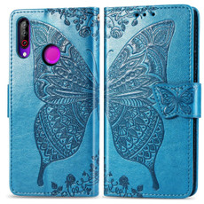 Butterfly Love Flowers Embossing Horizontal Flip Leather Case For LG W30  with Holder & Card Slots & Wallet & Lanyard(Blue) Butterfly Love Flowers Embossing Horizontal Flip Leather Case For LG W30  with Holder & Card Slots & Wallet & Lanyard(Blue)