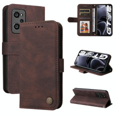 For OPPO Realme GT NEO2 Skin Feel Life Tree Metal Button Horizontal Flip Leather Phone Case(Brown) For OPPO Realme GT NEO2 Skin Feel Life Tree Metal Button Horizontal Flip Leather Phone Case(Brown)