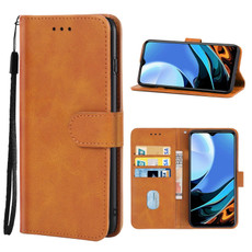 Leather Phone Case For Xiaomi Redmi 9C NFC(Brown) Leather Phone Case For Xiaomi Redmi 9C NFC(Brown)