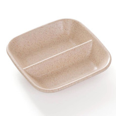 Kitchen Accessories 2 In 1 Seasoning Sauce Dishes Wheat Straw Salad Saucer Bowl Tableware Seasoning Dish Cooking Tools(Wheat color)