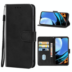 Leather Phone Case For Xiaomi Redmi 9C NFC(Black) Leather Phone Case For Xiaomi Redmi 9C NFC(Black)