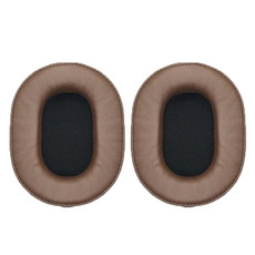 1 Pair Soft Sponge Earmuff Headphone Jacket for Audio-technica ATH-MSR7 / M50X / M20 / M40 / M40X(Brown)