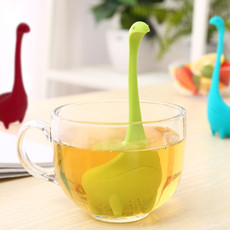 Food Grade PP Cooking Dinosaur Infuser Loch Ness Monster Shape Heat Resistance Total Tea Strainers Teaware Coffee Tools(Green)