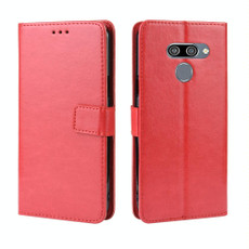 Retro Crazy Horse Texture Horizontal Flip Leather Case for LG K50 /LG Q60, with Holder & Card Slots & Photo Frame(Red) Retro Crazy Horse Texture Horizontal Flip Leather Case for LG K50 /LG Q60, with Holder & Card Slots & Photo Frame(Red)