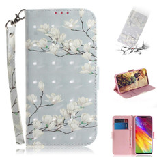 3D Colored Drawing Magnolia Pattern Horizontal Flip Leather Case for LG Q Stylo 5, with Holder & Card Slots & Wallet 3D Colored Drawing Magnolia Pattern Horizontal Flip Leather Case for LG Q Stylo 5, with Holder & Card Slots & Wallet