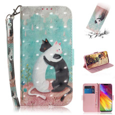 3D Colored Drawing Cats Pattern Horizontal Flip Leather Case for LG Q Stylo 5, with Holder & Card Slots & Wallet 3D Colored Drawing Cats Pattern Horizontal Flip Leather Case for LG Q Stylo 5, with Holder & Card Slots & Wallet