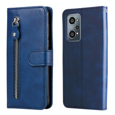 For OPPO Realme GT Neo2 Calf Texture Zipper Horizontal Flip Leather Phone Case(Blue) For OPPO Realme GT Neo2 Calf Texture Zipper Horizontal Flip Leather Phone Case(Blue)