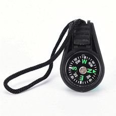 50 PCS Key Chain Mini Compass Gear Outdoor Camping Hiking Navigator Utility Gear Survival Pocket Compass Tool(Black)