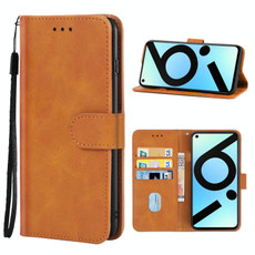 For OPPO Realme 6i India Leather Phone Case(Brown) For OPPO Realme 6i India Leather Phone Case(Brown)