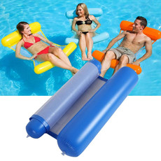 Foldable Double-purpose Backrest Float Hammock with Net, Size: 130x73cm (Sapphire Blue) Foldable Double-purpose Backrest Float Hammock with Net, Size: 130x73cm (Sapphire Blue)