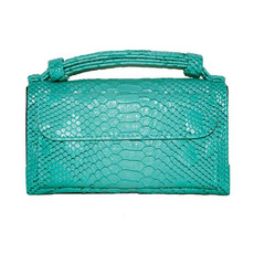 Genuine Leather Women Hand Bag Female Fashion Chain Shoulder Bag Luxury Designer Tote Messenger Bags(Emerald)