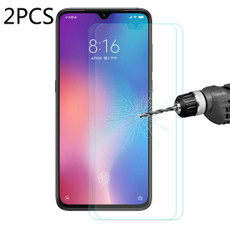 2 PCS ENKAY Hat-Prince 0.26mm 9H 2.5D Curved Edge Tempered Glass Film for Xiaomi Mi 9 SE