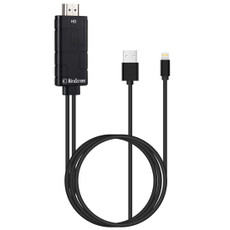 MiraScreen LD10 8 Pin to HDMI USB Smart Converter 1080P HDTV Digital AV Cable, Length: about 1.8m