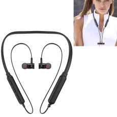 awei G10BL Outdoor Sports Fashion Neck Hanging Design Stereo Bass Bluetooth Earphone, Built-in Mic, For iPhone, Galaxy, Xiaomi, Huawei, HTC, Sony and Other Smartphones(Black+Yellow)(Black)