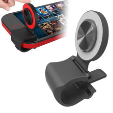 A9 Direct Mobile Clip Games Joystick Artifact Hand Travel Button Sucker with Ring Holder for iPhone, Android Phone, Tablet(Silver)