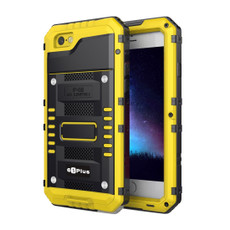 Waterproof Dustproof Shockproof Zinc Alloy + Silicone Case for iPhone 6 Plus & 6s Plus (Yellow)