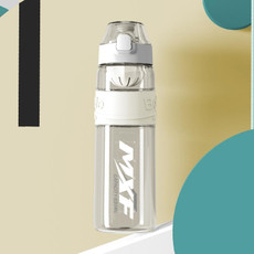 8012 Outdoor Large Capacity Sports Cup Anti-impact Fitness Kettle, Capacity: 920ml (Pearl White)