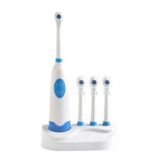2W Creative Household Waterproof Rotary Electric Toothbrush Set with 4 Replacement Brush Heads & Base, 8500 Revolutions Per Minute(Blue) 2W Creative Household Waterproof Rotary Electric Toothbrush Set with 4 Replacement Brush Heads & Base, 8500 Revolutions Per Minute(Blue)