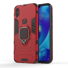 PC + TPU Shockproof Protective Case for Xiaomi Mi Play, with Magnetic Ring Holder (Red) PC + TPU Shockproof Protective Case for Xiaomi Mi Play, with Magnetic Ring Holder (Red)