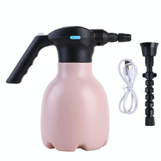 1.5L Garden Electric Watering Can Handheld Household Flower Watering Device, Specification: Pink + Universal Nozzle
