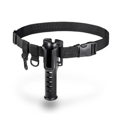 Fishing Rod Waist Belt Rod Holder Fishing Rod Waist Support(28157-B Black)
