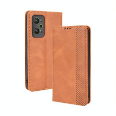 For OPPO Realme GT Neo2 Magnetic Buckle Retro Crazy Horse Texture Horizontal Flip Phone Leather Case with Holder & Card Slots & Photo Frame(Brown) For OPPO Realme GT Neo2 Magnetic Buckle Retro Crazy Horse Texture Horizontal Flip Phone Leather Case with Holder & Card Slots & Photo Frame(Brown)