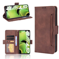 For OPPO Realme GT Neo2 Skin Feel Calf Pattern Horizontal Flip Leather Phone Case with Holder & Card Slots & Photo Frame(Brown) For OPPO Realme GT Neo2 Skin Feel Calf Pattern Horizontal Flip Leather Phone Case with Holder & Card Slots & Photo Frame(Brown)