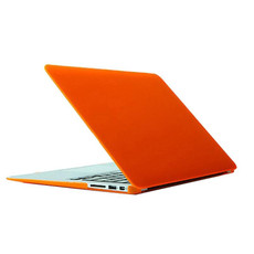 For MacBook Air 13.3 inch A1466 2012-2017 / A1369 2010-2012 Laptop Frosted Hard Plastic Protective Case(Orange)