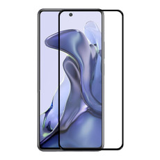 1 PCS For Xiaomi Mi 11T / 11T Pro ENKAY Hat-Prince Full Glue 0.26mm 9H 2.5D Tempered Glass Screen Protector Full Coverage Film