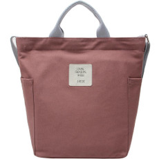 Shoulder Messenger Bag Women Handle Canvas Bag(Brick Red) Shoulder Messenger Bag Women Handle Canvas Bag(Brick Red)
