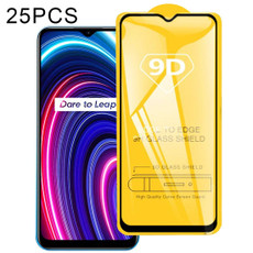 For OPPO Realme C25Y / C21Y 25 PCS 9D Full Glue Full Screen Tempered Glass Film For OPPO Realme C25Y / C21Y 25 PCS 9D Full Glue Full Screen Tempered Glass Film