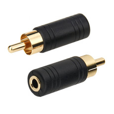 RCA Plug to 6.35mm Stereo jack