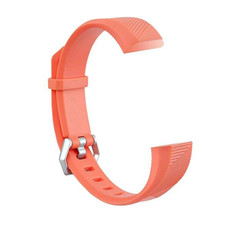 Children Silicone Twilled Watch Band for FITBIT ACE(Orange)