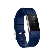 Diamond Pattern Adjustable Sport Watch Band for FITBIT Charge 2, Size: S, 10.5x8.5cm(Aqua Blue)