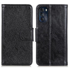 For Motorola Moto G 5G 2022 Nappa Texture Leather Phone Case(Black)
