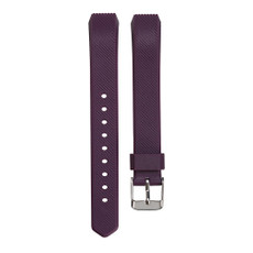 For Fitbit Alta Silicone  Watch Band with Buckle(Dark Purple)
