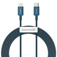 Baseus Superior Series CATLYS-C03 PD 20W USB-C / Type-C to 8 Pin Interface Fast Charging Data Cable, Cable Length: 2m(Blue)