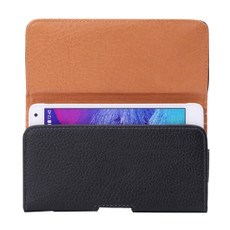 For iPhone X & Galaxy S7 / G930 & S6 Edge / G925 & S6 / G920 & S5 / G900 & Grand DUOS I9082 Litchi Texture Vertical Flip Leather Case Waist Bag with Back Splint