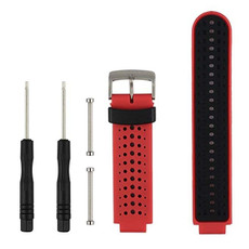 Two-colour Silicone Sport Watch Band for Garmin Forerunner 230 / 235 / 620 / 630 / 735XT(Red Black)