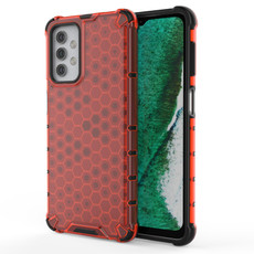 For Samsung Galaxy A32 5G Shockproof Honeycomb PC + TPU Case(Red)