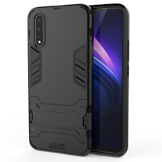 For Vivo iQOO Neo Shockproof PC + TPU Protective Case with Holder(Black)