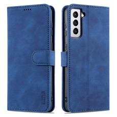 For Samsung Galaxy S21+ 5G AZNS Skin Feel Calf Texture Horizontal Flip Leather Case with Card Slots & Holder & Wallet(Blue) For Samsung Galaxy S21+ 5G AZNS Skin Feel Calf Texture Horizontal Flip Leather Case with Card Slots & Holder & Wallet(Blue)