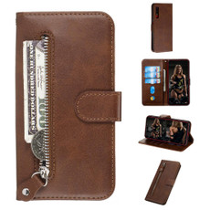 For Huawei Honor 9X / Honor 9X Pro Fashion Calf Texture Zipper Horizontal Flip PU Leather Case, with Holder & Card Slots & Wallet(Brown) For Huawei Honor 9X / Honor 9X Pro Fashion Calf Texture Zipper Horizontal Flip PU Leather Case, with Holder & Card Slots & Wallet(Brown)