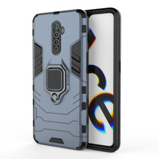For OPPO Reno Ace Shockproof PC + TPU Protective Case with Magnetic Ring Holder(Navy Blue) For OPPO Reno Ace Shockproof PC + TPU Protective Case with Magnetic Ring Holder(Navy Blue)