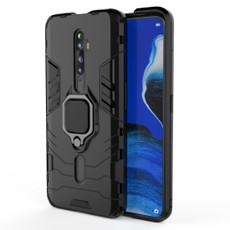 For OPPO Reno2 Z Shockproof PC + TPU Protective Case with Magnetic Ring Holder(Black) For OPPO Reno2 Z Shockproof PC + TPU Protective Case with Magnetic Ring Holder(Black)