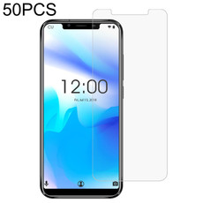 50 PCS 0.26mm 9H 2.5D Tempered Glass Film For Oukitel U18