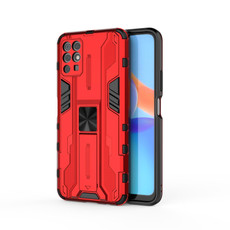 For Honor Play 5T Youth Supersonic PC + TPU Shock-proof Phone Case with Holder(Red) For Honor Play 5T Youth Supersonic PC + TPU Shock-proof Phone Case with Holder(Red)