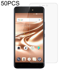 50 PCS 0.26mm 9H 2.5D Tempered Glass Film For Tecno Phantom 8