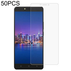 50 PCS 0.26mm 9H 2.5D Tempered Glass Film For Tecno L9