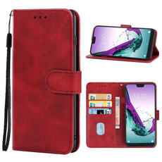 Leather Phone Case For Doogee N10(Red)